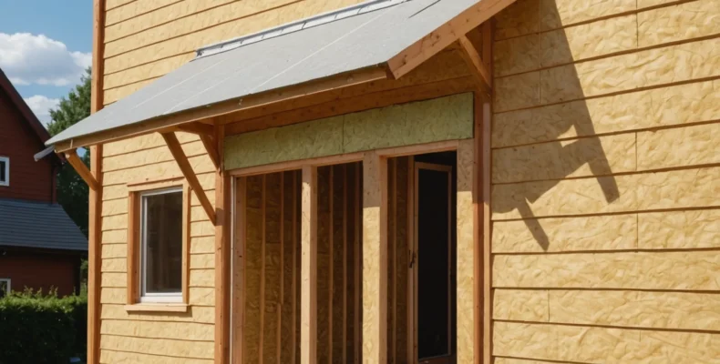 Утеплення дерев'яного будинку мінватою під сайдинг зовні